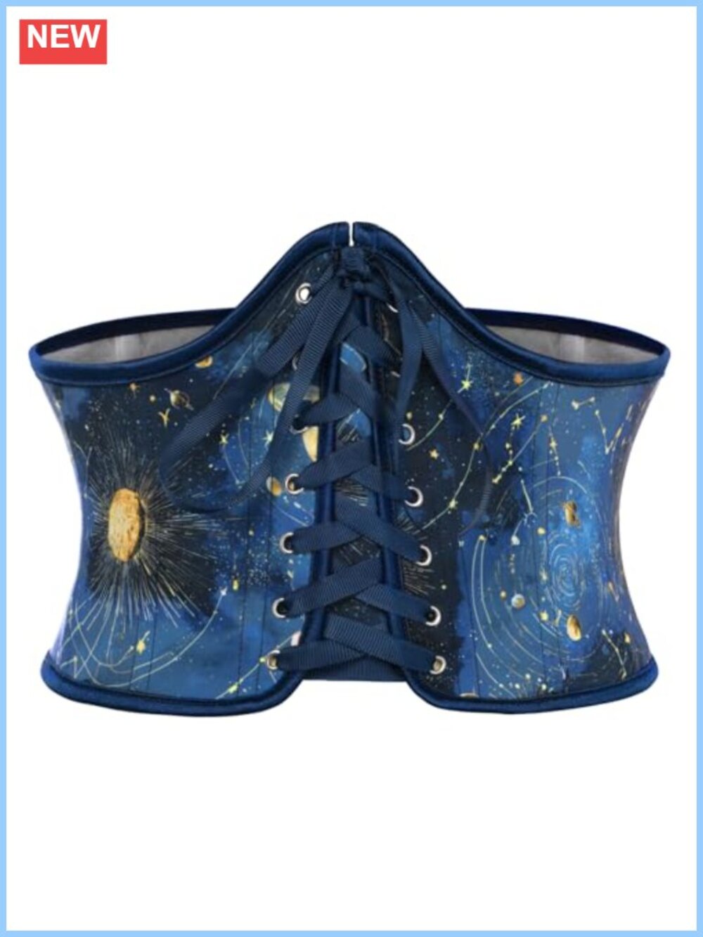 Renaissance Lace Up Floral Corset Belt Polyester Fishbone Waist Belt